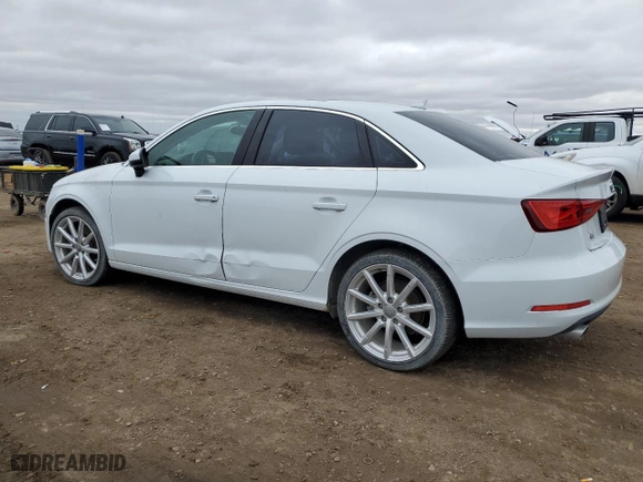 2015 Audi A3 2.0T Premium Plus with VIN WAUEFGFF9F1046967, listed as a Copart auction lot 52016855 with 62,268 mi miles and Clean Title. Bid and sale history available at carsss.com. Image 2.