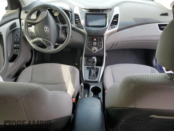 2015 Hyundai Elantra SE with VIN 5NPDH4AE0FH583712, listed as a Copart auction lot 52386265 with Not Provided miles and Salvage Title. Bid and sale history available at DreamBid. Image 8.