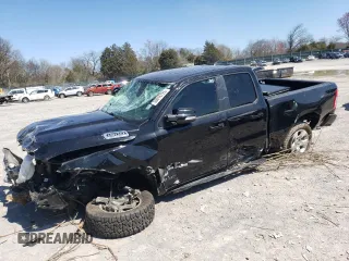 2022 Ram 1500 Big Horn z VIN 1C6RREBT7NN127136, wystawiony jako Copart lot #50016725 z przebiegiem 72 649 mil mil oraz Szkoda całkowita • Salvage title. Historia ofert i sprzedaży dostępna na DreamBid. Obrazek 1.