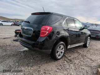 2017 Chevrolet Equinox LS with VIN 2GNFLEEK3H6146623, listed as a Copart auction lot 49117585 with 111,519 mi miles and Salvage Title. Bid and sale history available at carsss.com. Image 3.