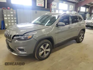 2019 Jeep Cherokee Limited z VIN 1C4PJMDX8KD441297, wystawiony jako Copart lot #55972685 z przebiegiem 53 083 mil mil oraz Szkoda całkowita • Salvage title. Historia ofert i sprzedaży dostępna na DreamBid. Obrazek 1.