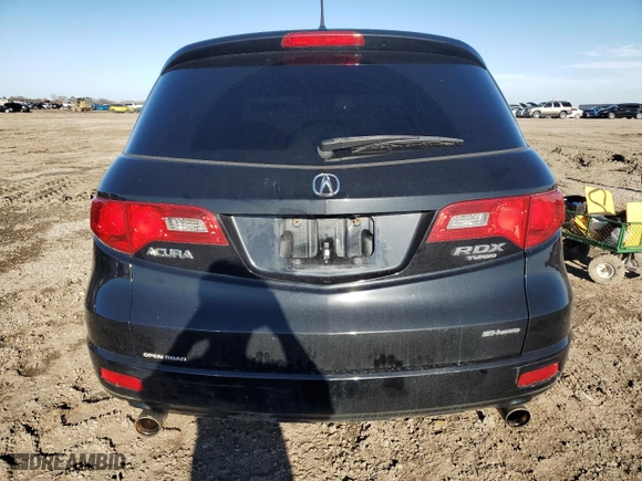 2009 Acura RDX Tech Pkg with VIN 5J8TB18599A002254, listed as a Copart auction lot 43114785 with 159,673 mi miles and Salvage Title. Bid and sale history available at carsss.com. Image 6.
