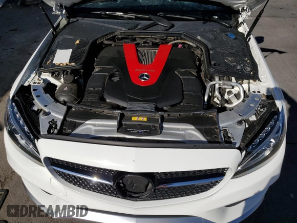 2017 Mercedes-Benz C 43 AMG with VIN WDDWK6EB2HF520135, listed as a Copart auction lot 72433934 with 44,125 mi miles and Salvage title. Bid and sale history available at DreamBid. Image 11.