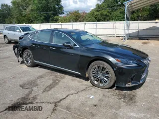 2018 Lexus LS with VIN JTHB5LFF8J5004047, listed as a Copart auction lot 64953584 with 62,547 mi miles and Salvage Title. Bid and sale history available at carsss.com. Image 4.