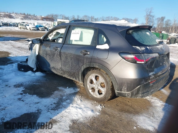2024 Honda HR-V LX with VIN 3CZRZ2H32RM736093, listed as a IAAI auction lot 41416341 with 16,482 mi miles and . Bid and sale history available at DreamBid. Image 3.