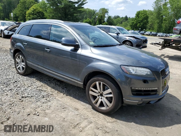 2014 Audi Q7 Premium Plus with VIN WA1LGAFE5ED009174, listed as a Copart auction lot 61073165 with 149,790 mi miles and Clean title. Bid and sale history available at DreamBid. Image 4.