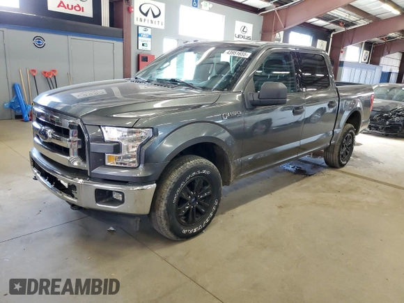 2017 Ford F-150 XL with VIN 1FTEW1EF7HFB82294, listed as a Copart auction lot 43951655 with 149,122 mi miles and Clean Title. Bid and sale history available at carsss.com. Image 1.