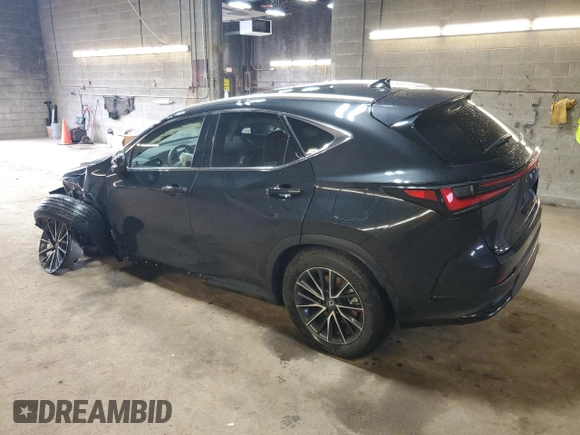 2025 Lexus NX with VIN 2T2GGCEZ1SC060683, listed as a Copart auction lot 52689465 with 2,141 mi miles and Salvage Title. Bid and sale history available at carsss.com. Image 2.