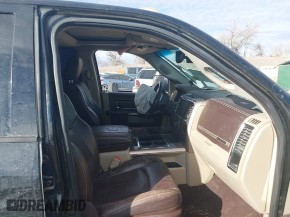 2013 Ram 2500 Longhorn with VIN 3C6UR5PL8DG535266, listed as a IAAI auction lot 41656359 with 202,487 mi miles and . Bid and sale history available at DreamBid. Image 5.