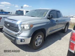 2020 Toyota Tundra 2WD SR with VIN 5TFRY5F16LX268608, listed as a Copart auction lot 74357304 with 0 mi miles and Non Repairable. Bid and sale history available at carsss.com. Image 1.