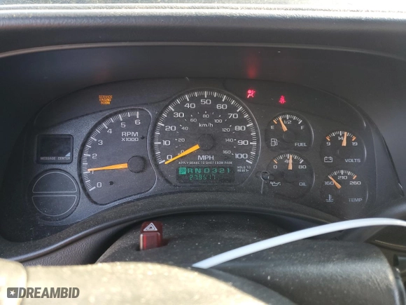 2000 Chevrolet Silverado 1500 LS with VIN 1GCEK19T6YE127546, listed as a Copart auction lot 41889855 with 279,517 mi miles and Salvage Title. Bid and sale history available at carsss.com. Image 9.