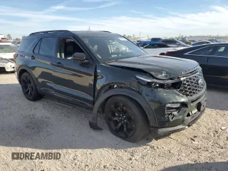 2023 Ford Explorer ST-Line with VIN 1FMSK7KH3PGA98145, listed as a Copart auction lot 82835544 with 26,405 mi miles and Salvage Title. Bid and sale history available at carsss.com. Image 4.