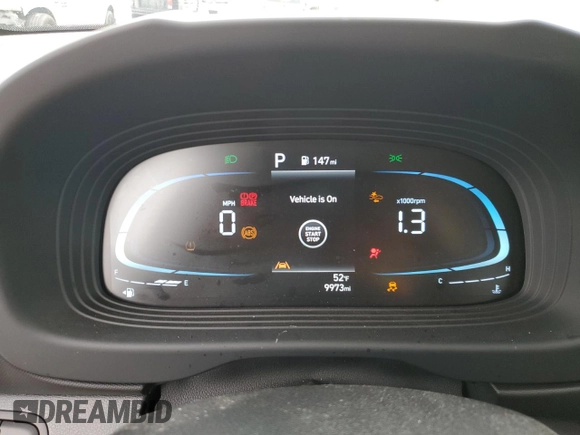 2023 Hyundai Venue Limited with VIN KMHRC8A33PU244326, listed as a Copart auction lot 55687515 with 9,973 mi miles and Salvage title. Bid and sale history available at DreamBid. Image 9.