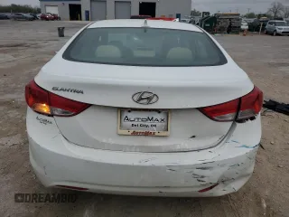 2011 Hyundai Elantra GLS with VIN 5NPDH4AE8BH049156, listed as a Copart auction lot 51087995 with 56,529 mi miles and Salvage Title. Bid and sale history available at carsss.com. Image 6.