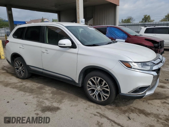 2017 Mitsubishi Outlander SE with VIN JA4AZ3A30HZ028841, listed as a Copart auction lot 54878135 with 110,410 mi miles and Salvage title. Bid and sale history available at DreamBid. Image 4.