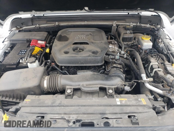 2022 Jeep Wrangler Unlimited Sport S with VIN 1C4HJXDN1NW150976, listed as a Copart auction lot 45183705 with 41,765 mi miles and Salvage Title. Bid and sale history available at carsss.com. Image 12.