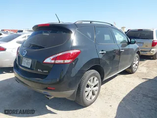 2014 Nissan Murano SL with VIN JN8AZ1MW8EW526383, listed as a IAAI auction lot 42004905 with 107,563 mi miles. Bid and sale history available at carsss.com. Image 4.