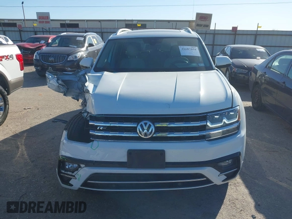2018 Volkswagen Atlas SEL with VIN 1V2RR2CA1JC566065, listed as a IAAI auction lot 41687434 with 77,795 mi miles and . Bid and sale history available at DreamBid. Image 12.