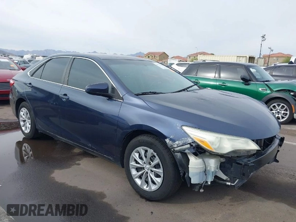 2016 Toyota Camry XLE with VIN 4T4BF1FK4GR553373, listed as a IAAI auction lot 41776384 with 157,690 mi miles. Bid and sale history available at carsss.com. Image 1.