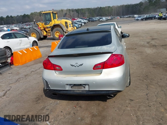 2008 Infiniti G35 Journey with VIN JNKBV61E58M224262, listed as a IAAI auction lot 41780563 with 137,570 mi miles. Bid and sale history available at carsss.com. Image 16.
