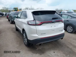 2017 Ford Edge Titanium with VIN 2FMPK4K94HBB41767, listed as a IAAI auction lot 42101946 with 76,984 mi miles. Bid and sale history available at carsss.com. Image 3.