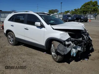 2013 Kia Sorento EX with VIN 5XYKU4A23DG373764, listed as a Copart auction lot 50004714 with 75,516 mi miles and Salvage Title. Bid and sale history available at carsss.com. Image 4.