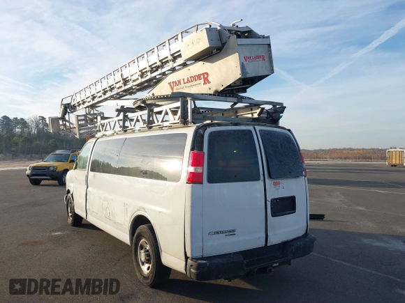 2013 Chevrolet Express Passenger LT with VIN 1GAZG1FG1D1159390, listed as a IAAI auction lot 41191409 with 176,899 mi miles and . Bid and sale history available at DreamBid. Image 3.