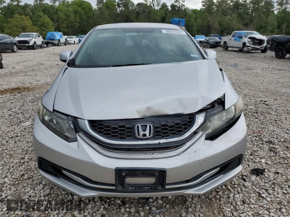 2013 Honda Civic LX with VIN 19XFB2F56DE097530, listed as a Copart auction lot 50644965 with 86,537 mi miles and Clean Title. Bid and sale history available at DreamBid. Image 5.