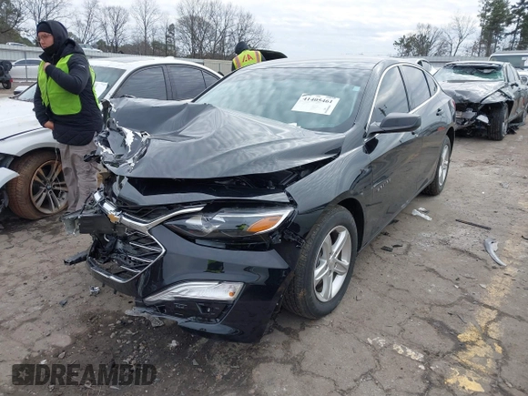 2022 Chevrolet Malibu LS with VIN 1G1ZB5ST4NF191912, listed as a IAAI auction lot 41405461 with 33,232 mi miles and . Bid and sale history available at DreamBid. Image 2.