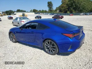 2022 Lexus RC with VIN JTHGA5BC2N5012126, listed as a Copart auction lot 76266574 with 17,693 mi miles and Salvage Title. Bid and sale history available at carsss.com. Image 2.