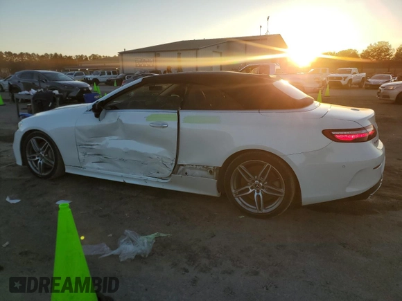 2018 Mercedes-Benz E-Class E 400 with VIN WDD1K6FB8JF038753, listed as a Copart auction lot 87055684 with 63,867 mi miles and Salvage Title. Bid and sale history available at carsss.com. Image 2.