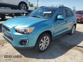 2014 Mitsubishi Outlander Sport SE with VIN 4A4AR4AU8EE026139, listed as a Copart auction lot 68538104 with 38,966 mi miles and Salvage Title. Bid and sale history available at carsss.com. Image 1.