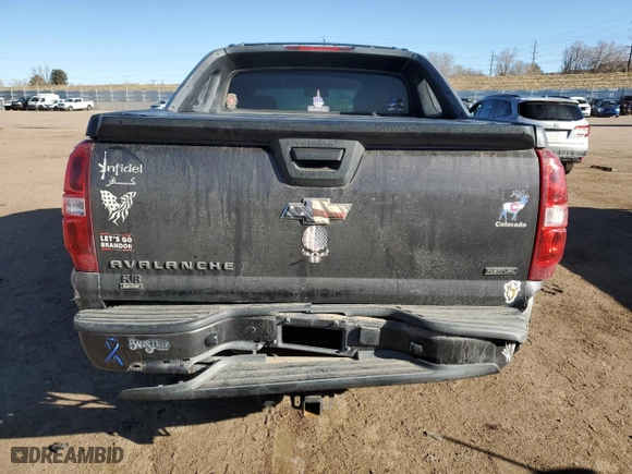 2010 Chevrolet Avalanche LS with VIN 3GNVKEE09AG139649, listed as a Copart auction lot 47653345 with 192,471 mi miles and Salvage Title. Bid and sale history available at carsss.com. Image 6.