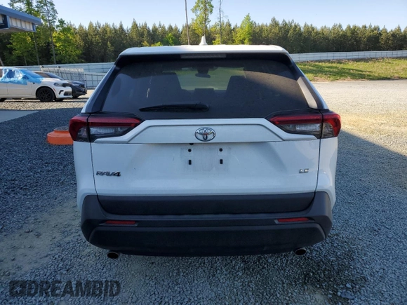 2023 Toyota RAV4 LE with VIN 2T3H1RFV3PC226242, listed as a Copart auction lot 51547474 with 42,920 mi miles and Salvage Title. Bid and sale history available at carsss.com. Image 6.
