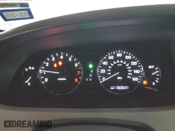 2010 Toyota Avalon XL with VIN 4T1BK3DBXAU370684, listed as a Copart auction lot 54185975 with 163,607 mi miles and Salvage Title. Bid and sale history available at DreamBid. Image 9.