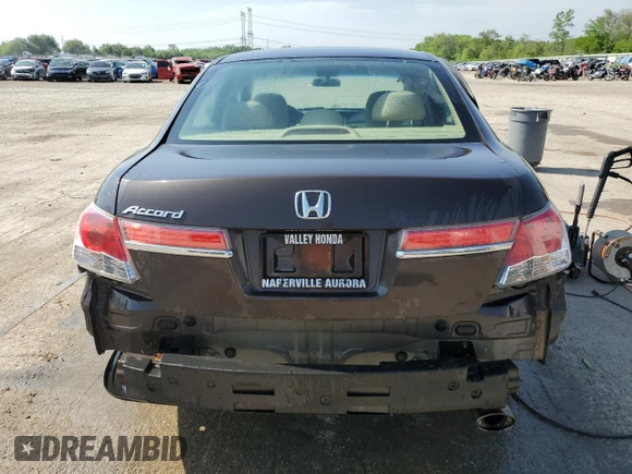 2012 Honda Accord EX with VIN 1HGCP2F76CA030175, listed as a Copart auction lot 57324595 with 209,093 mi miles and Salvage title. Bid and sale history available at DreamBid. Image 6.