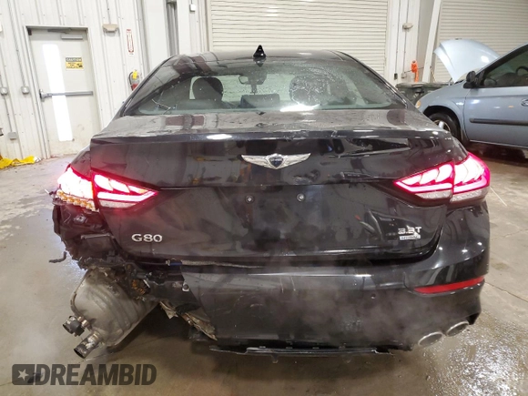 2018 Genesis G80 Sport z VIN KMHGN4JB1JU270304, wystawiony jako Copart lot #51576065 z przebiegiem 83 447 mil mil oraz Nie do naprawy • Non repairable. Historia ofert i sprzedaży dostępna na DreamBid. Obrazek 6.