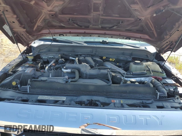 2012 Ford F-350 XL with VIN 1FT8W3BT5CEA88061, listed as a Copart auction lot 62383045 with 128,980 mi miles and Salvage title. Bid and sale history available at DreamBid. Image 11.