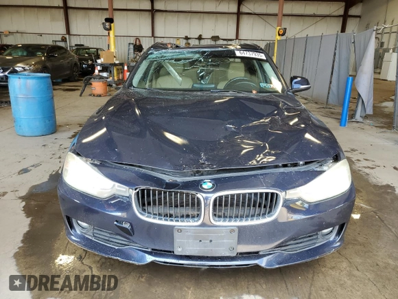 2014 BMW 3 Series 320i with VIN WBA3B1G5XENT00747, listed as a Copart auction lot 64737935 with 123,374 mi miles and Salvage title. Bid and sale history available at DreamBid. Image 5.