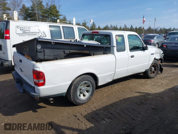 2007 Ford Ranger XL with VIN 1FTYR14U77PA44770, listed as a IAAI auction lot 41706699 with 202,840 mi miles. Bid and sale history available at carsss.com. Image 4.