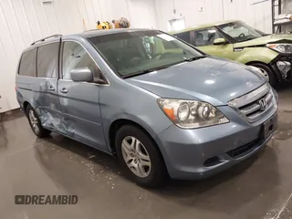 2006 Honda Odyssey EX-L z VIN 5FNRL38746B125787, wystawiony jako IAAI lot #42019782 z przebiegiem 183 012 mil mil oraz . Historia ofert i sprzedaży dostępna na DreamBid. Obrazek 1.