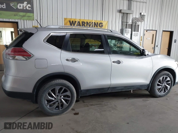 2016 Nissan Rogue SL with VIN 5N1AT2MV2GC737041, listed as a IAAI auction lot 42118333 with 46,213 mi miles and . Bid and sale history available at DreamBid. Image 13.