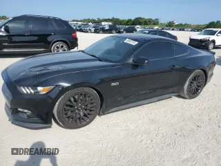 2017 Ford Mustang GT z VIN 1FA6P8CF5H5339510, wystawiony jako Copart lot #58692705 z przebiegiem 48 438 mil mil oraz Szkoda całkowita • Salvage title. Historia ofert i sprzedaży dostępna na DreamBid. Obrazek 1.