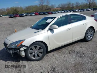 2014 Buick Regal with VIN 2G4GK5EX7E9185183, listed as a IAAI auction lot 41983224 with 164,540 mi miles. Bid and sale history available at carsss.com. Image 2.