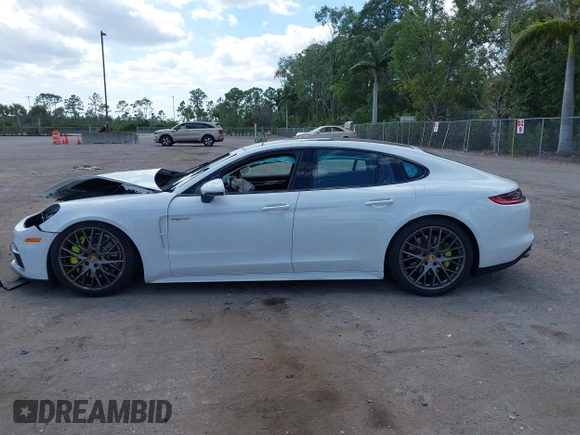 2018 Porsche Panamera 4 E-Hybrid with VIN WP0AE2A74JL130540, listed as a IAAI auction lot 42078444 with 65,981 mi miles and . Bid and sale history available at DreamBid. Image 14.
