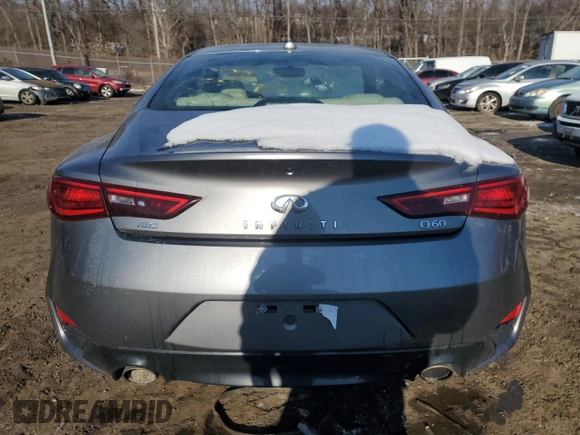2017 Infiniti Q60 Premium z VIN JN1CV7EL6HM320909, wystawiony jako Copart lot #88291395 z przebiegiem Nie podano mil oraz Szkoda całkowita • Salvage title. Historia ofert i sprzedaży dostępna na DreamBid. Obrazek 6.