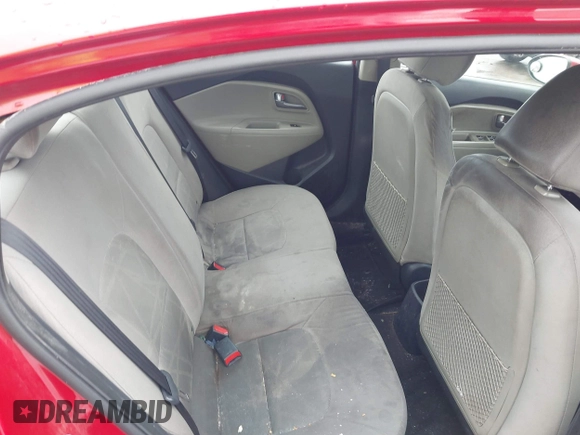 2014 Kia Rio LX with VIN KNADM4A36E6417050, listed as a IAAI auction lot 42005888 with 129,433 mi miles. Bid and sale history available at carsss.com. Image 8.