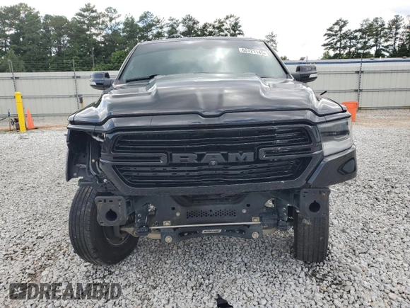 2019 Ram 1500 Laramie with VIN 1C6SRFJT9KN772570, listed as a Copart auction lot 60721145 with 82,599 mi miles and Salvage title. Bid and sale history available at DreamBid. Image 5.
