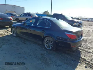 2008 BMW 5 Series 550i with VIN WBANW53528CT49001, listed as a IAAI auction lot 41665892 with Not Provided miles. Bid and sale history available at carsss.com. Image 3.