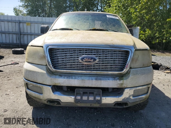 2004 Ford F-150 XLT with VIN 1FTPW14524KB46905, listed as a Copart auction lot 55124945 with 0 mi miles and Clean Title. Bid and sale history available at carsss.com. Image 5.